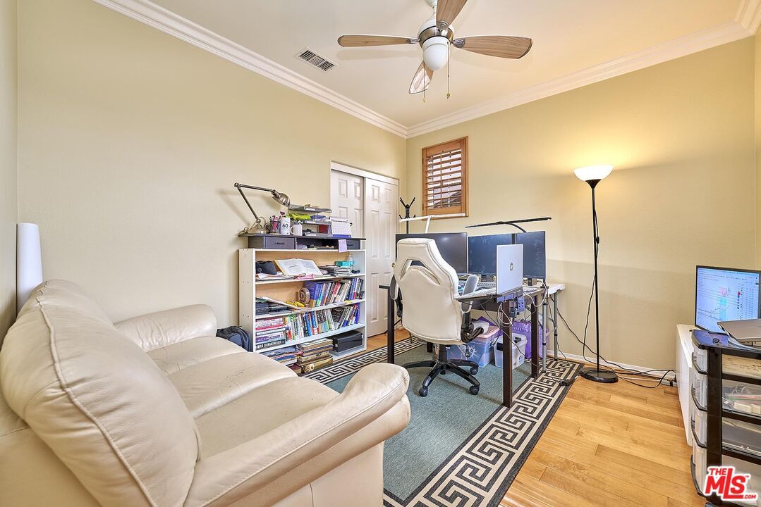 Home Office, Interior, Wood Texture Flooring