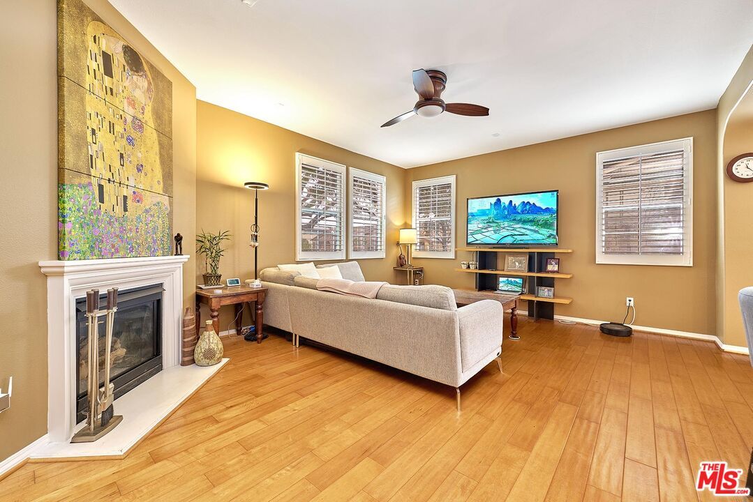 Fireplace, Interior, Living room, Wood Texture Flooring