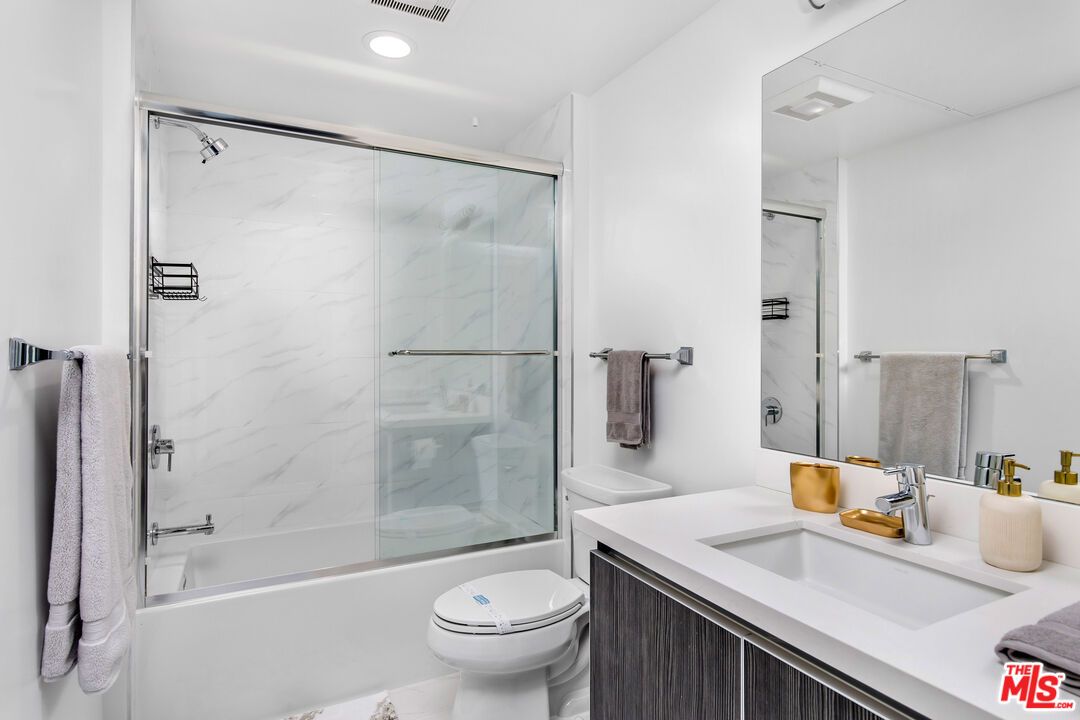 Bathroom, Glass Shower, Interior, Marble Walls, Recessed Lighting