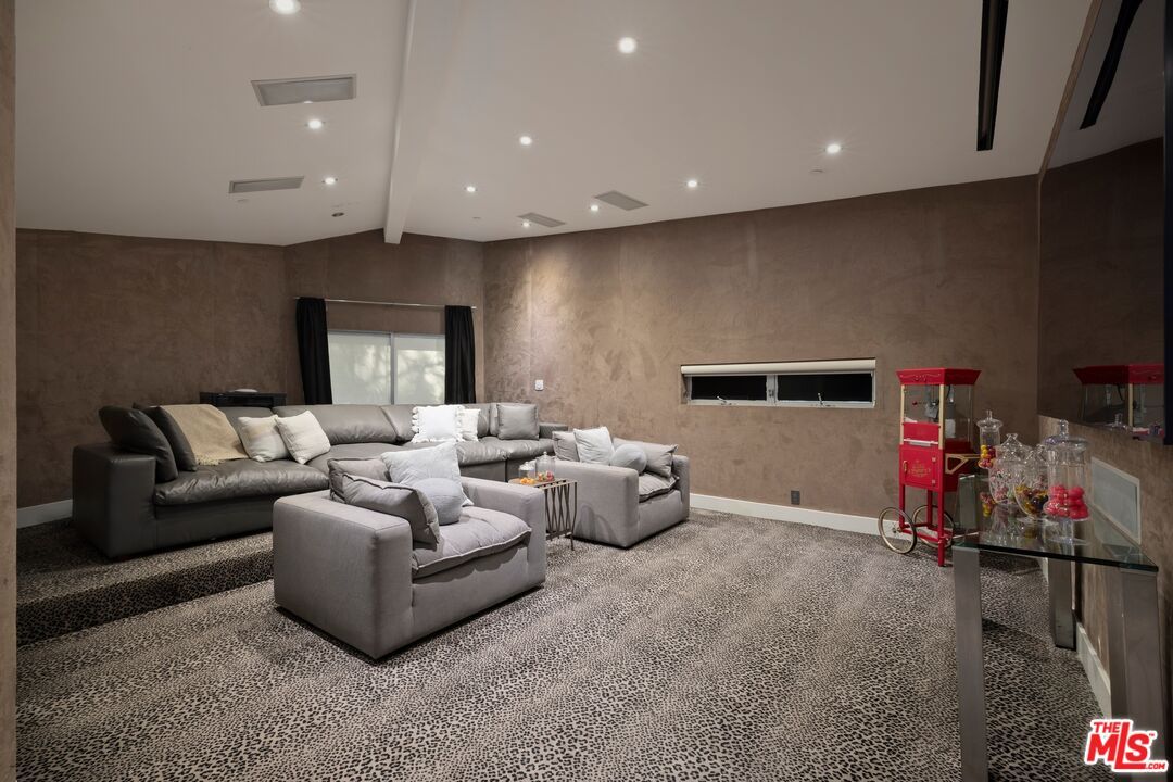 Interior, Living room, Recessed Lighting
