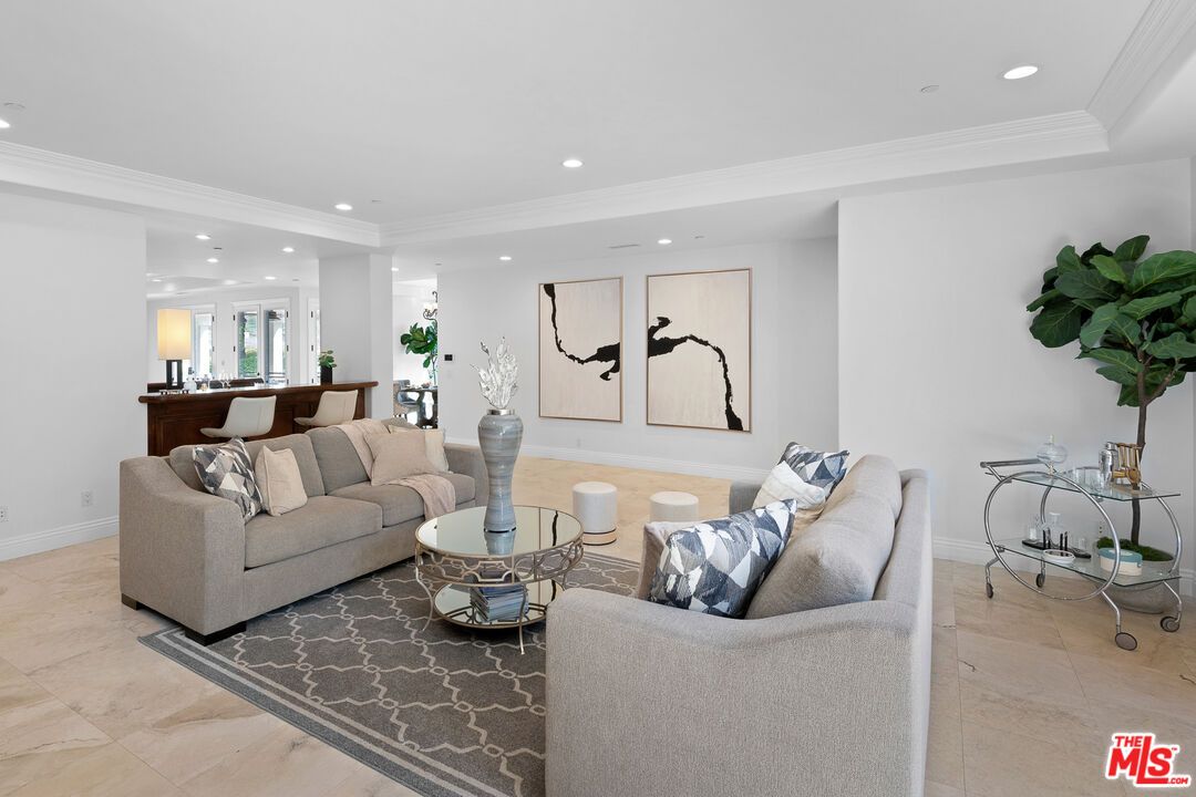 Interior, Living room, Recessed Lighting