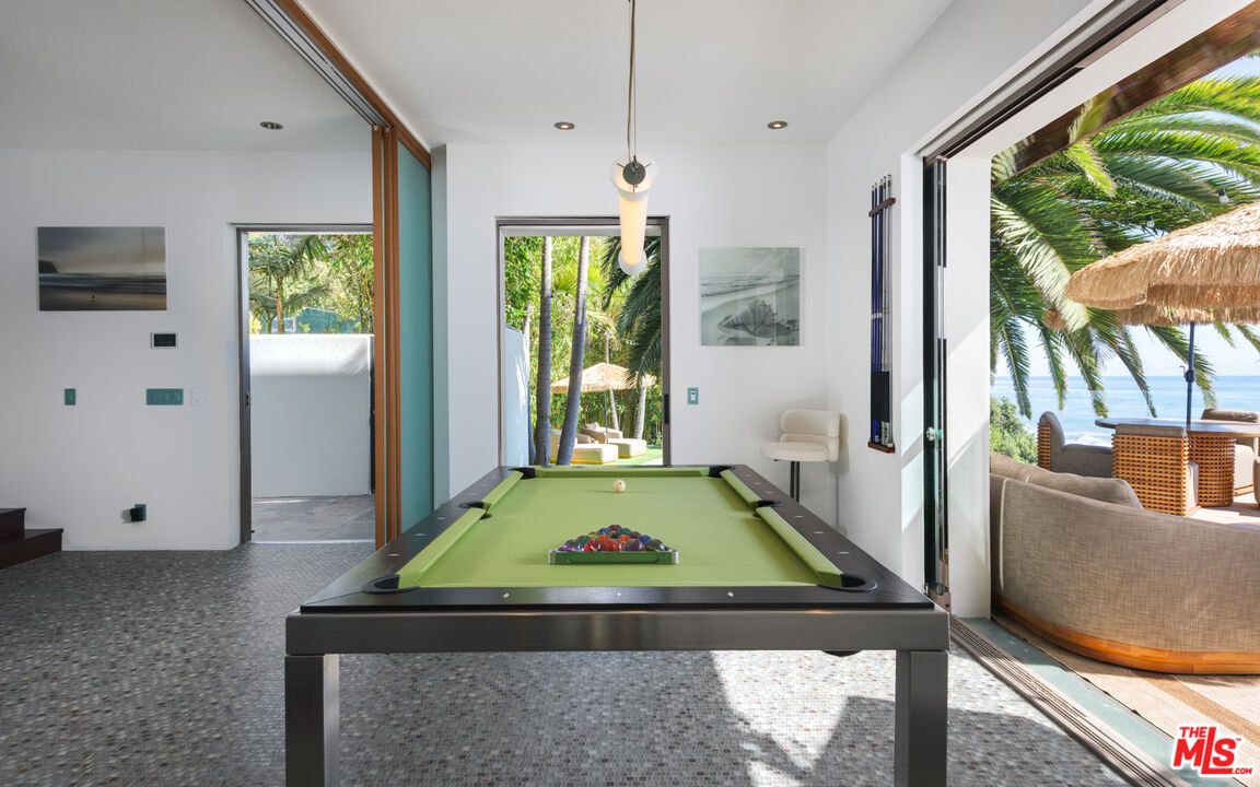 Billiard Table, Game Room, Interior, Pendant Lights, Recessed Lighting