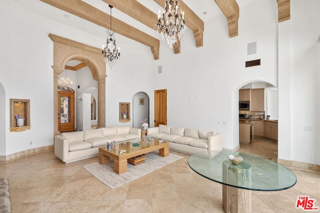 Chandelier, Interior, Living room, Pendant Lights, Wooden Beams