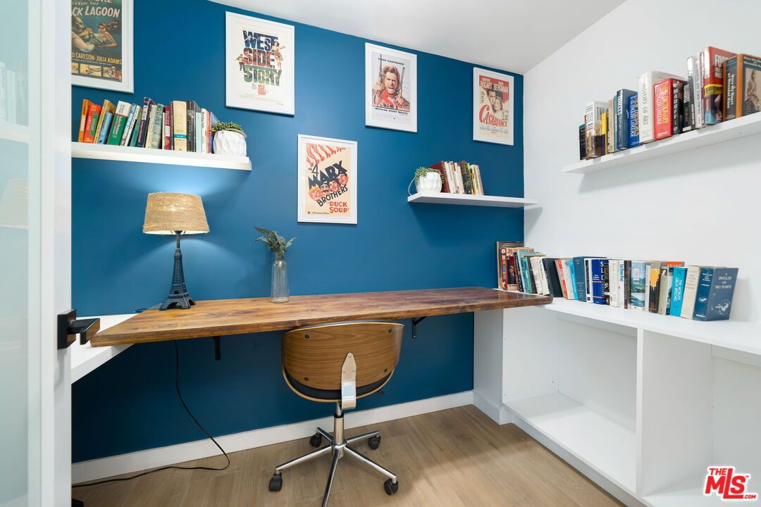 Home Office, Interior, Wood Texture Flooring