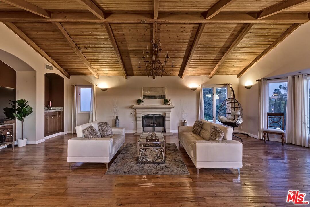 Fireplace, Interior, Living room, Wooden Beams, Wooden Ceilings, Wood Texture Flooring