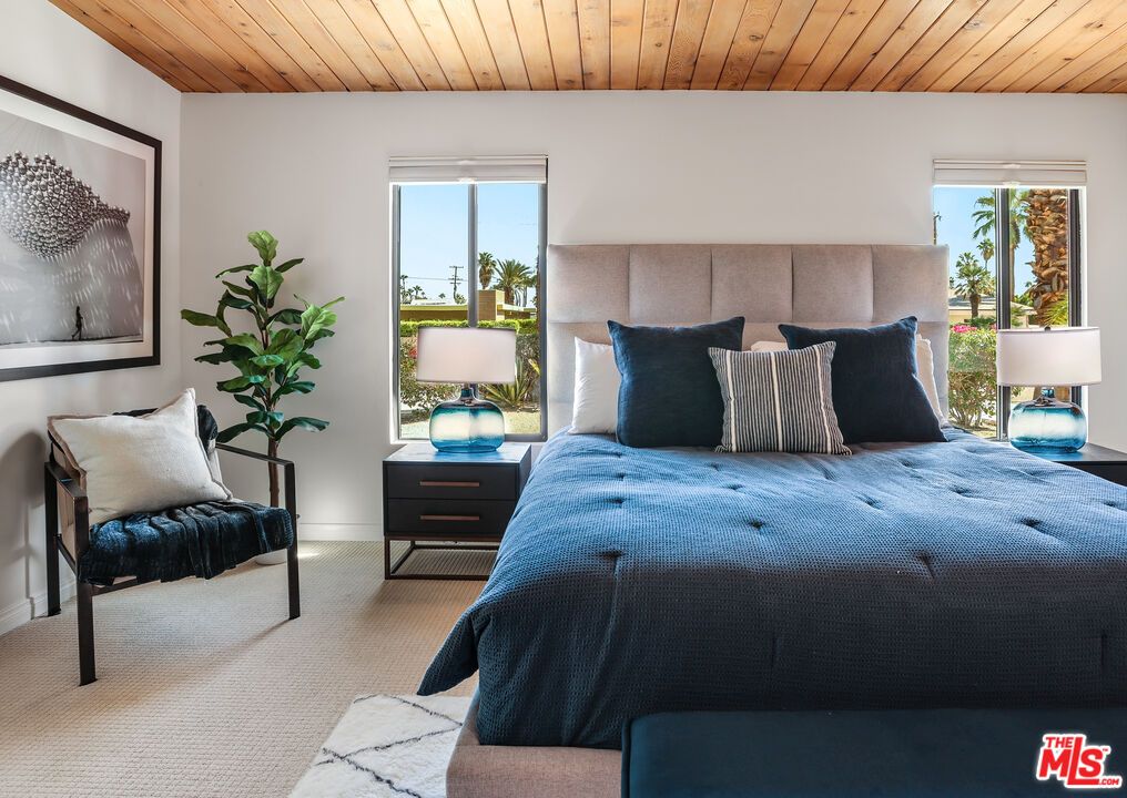 Bedroom, Interior, Wooden Ceilings