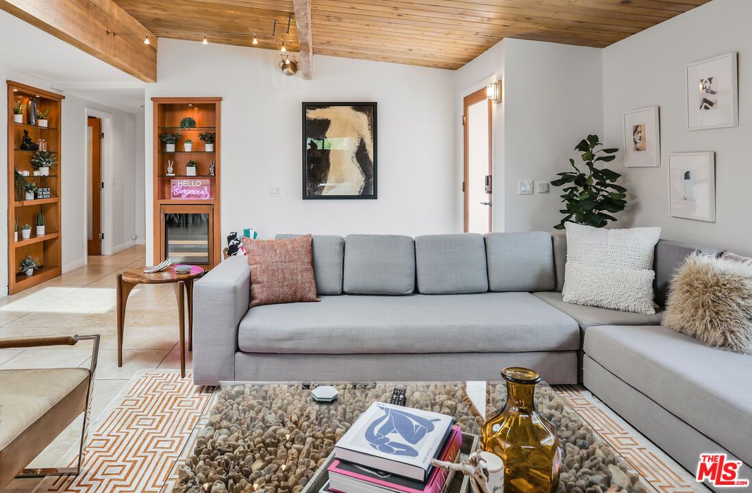 Interior, Living room, Recessed Lighting, Wooden Ceilings