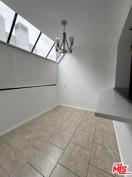 Chandelier, Empty room, Interior