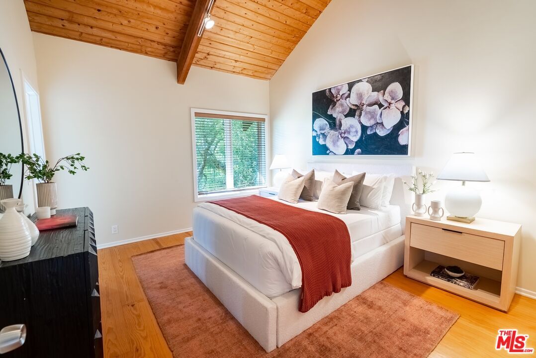 Bedroom, Interior, Wooden Beams, Wooden Ceilings, Wood Texture Flooring