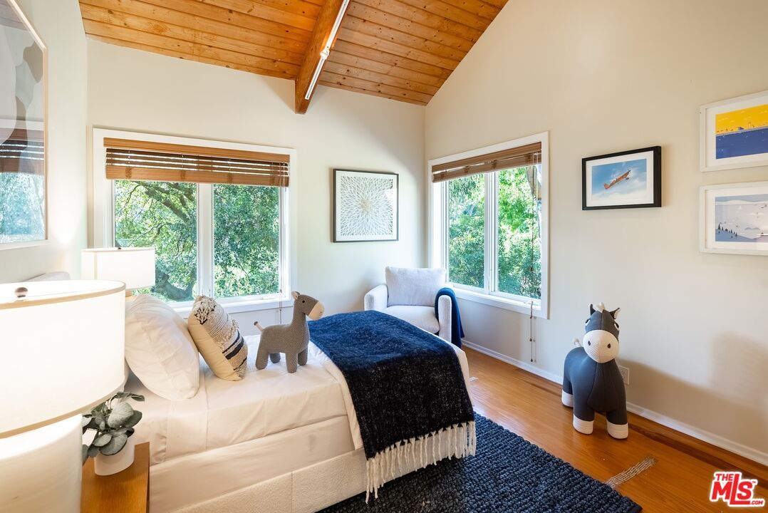 Bedroom, Interior, Wooden Beams, Wooden Ceilings, Wood Texture Flooring