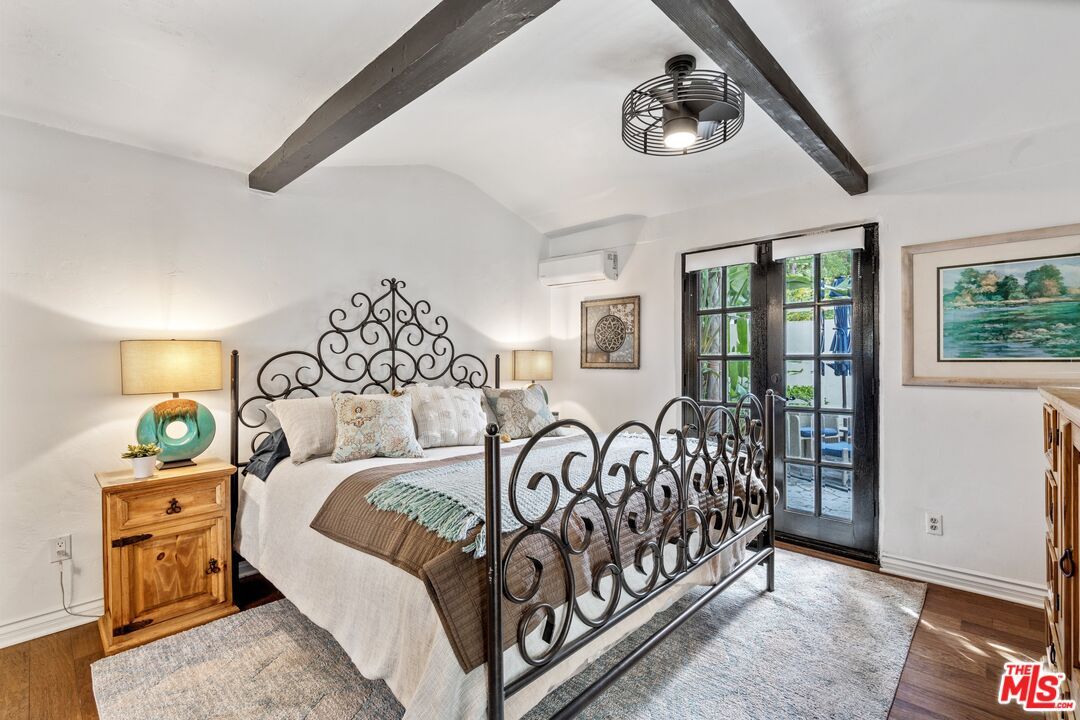 Bedroom, Interior, Wooden Beams, Wood Texture Flooring