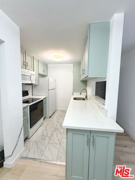 Interior, Kitchen, Marble, Wood Texture Flooring
