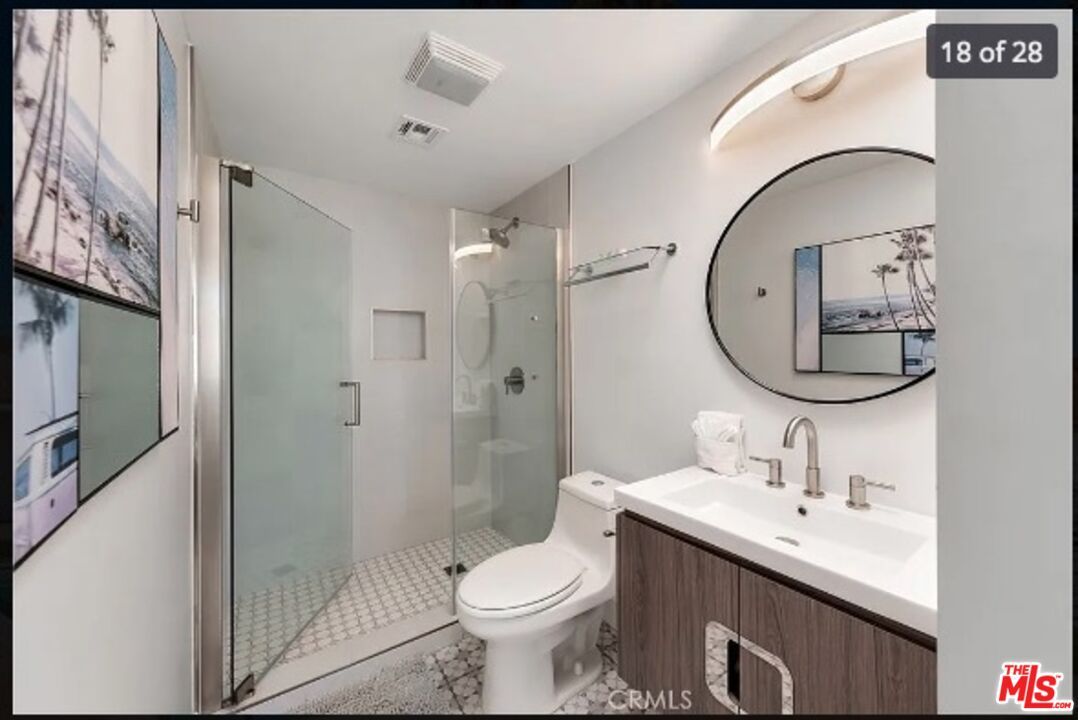 Bathroom, Glass Shower, Interior