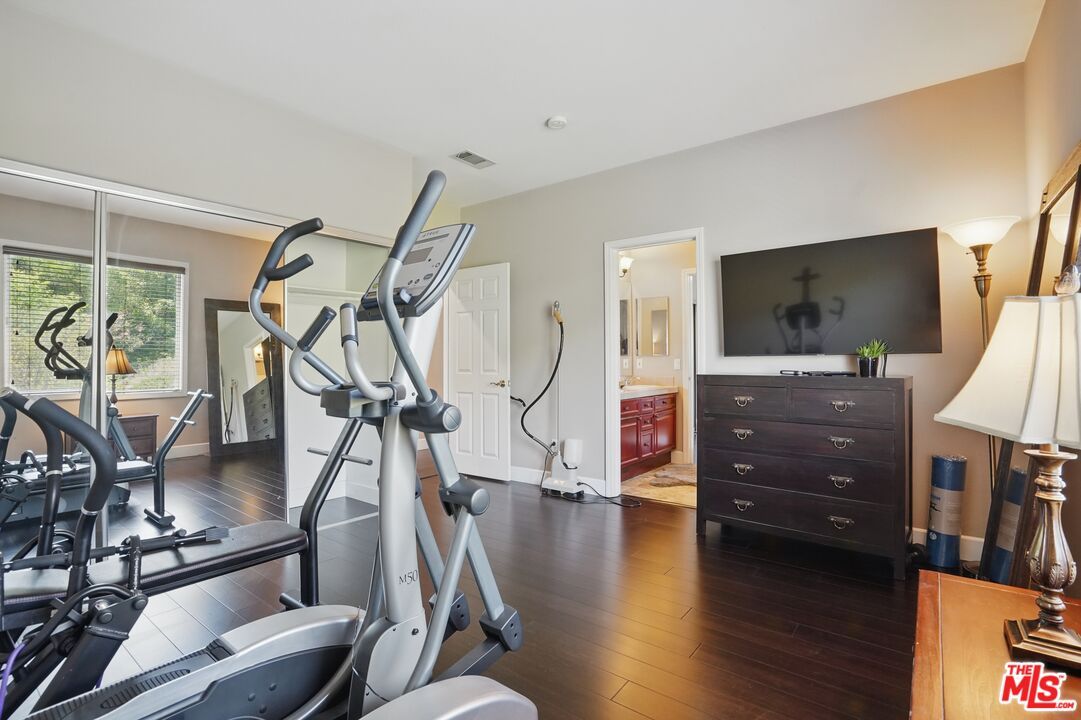 Fitness Equipment, Interior, Wood Texture Flooring