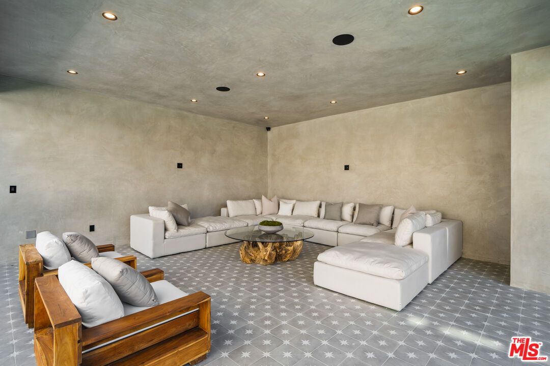 Interior, Living room, Recessed Lighting