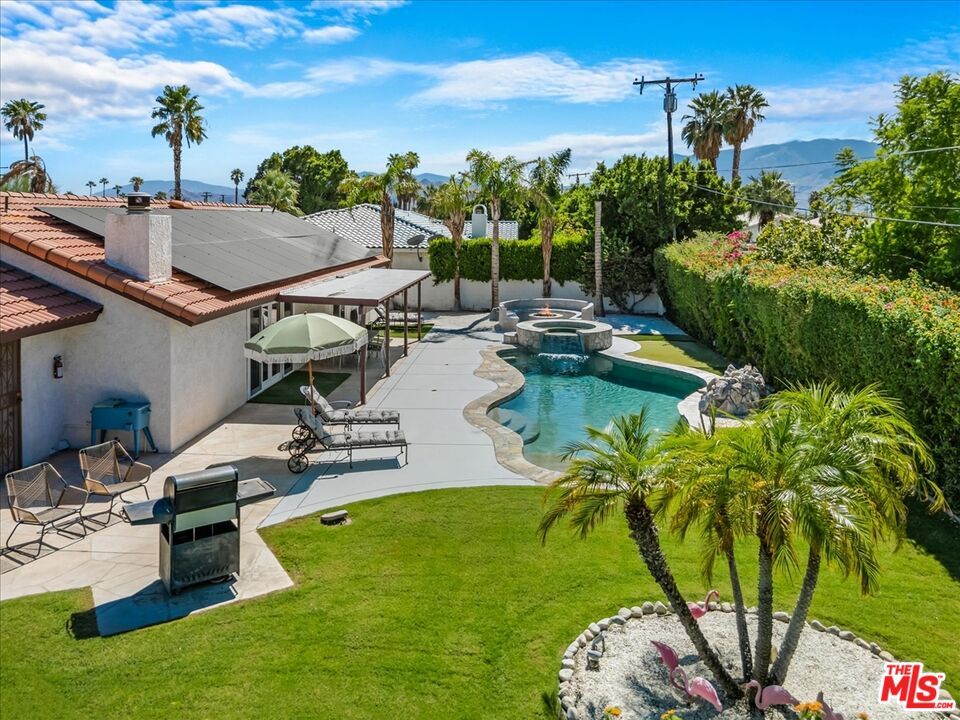 Exterior, Pool, Solar Panels