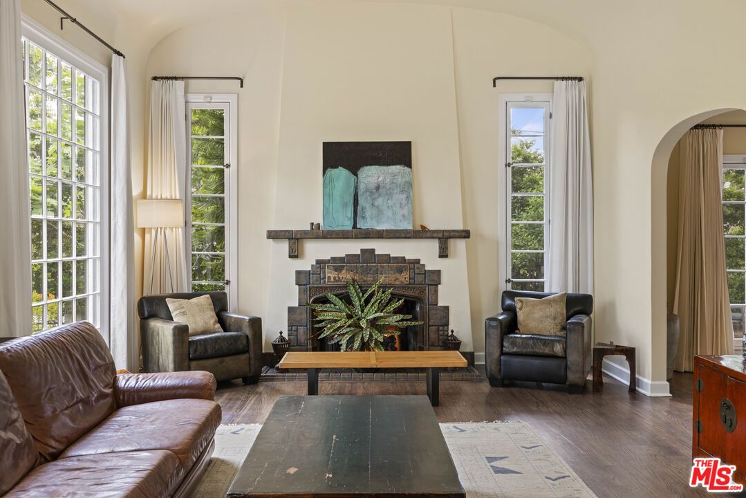 Fireplace, Interior, Living room, Wood Texture Flooring