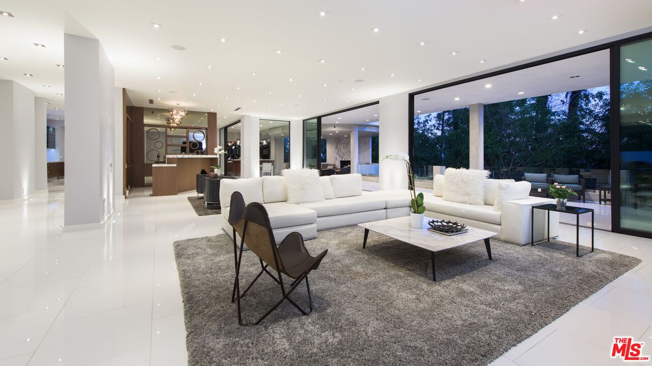 Interior, Living room, Recessed Lighting
