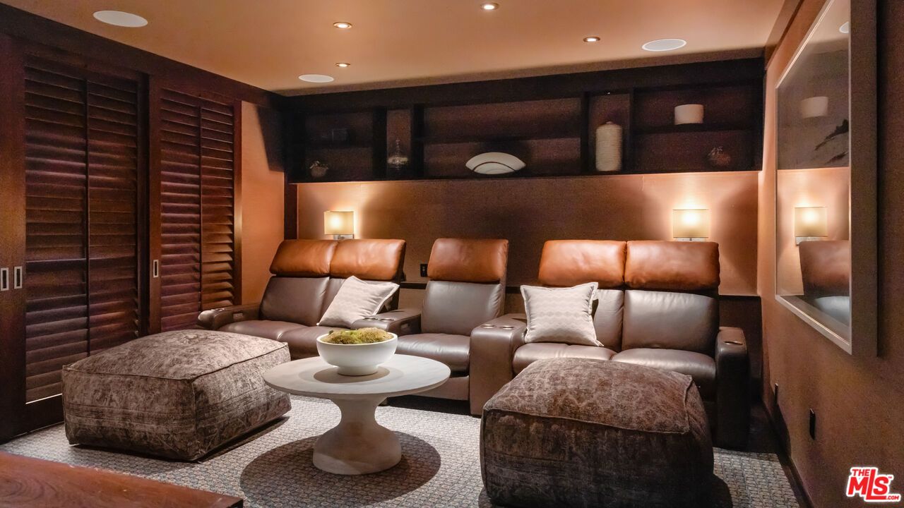 Interior, Living room, Recessed Lighting, Theatre Room