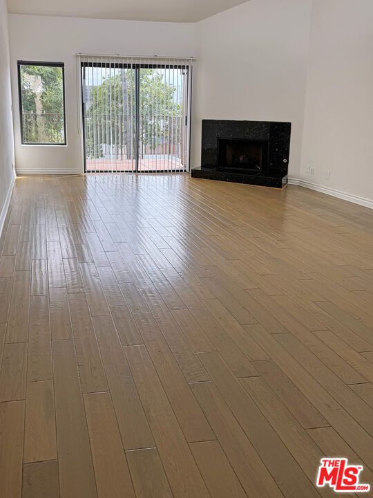 Empty room, Fireplace, Interior, Wood Texture Flooring
