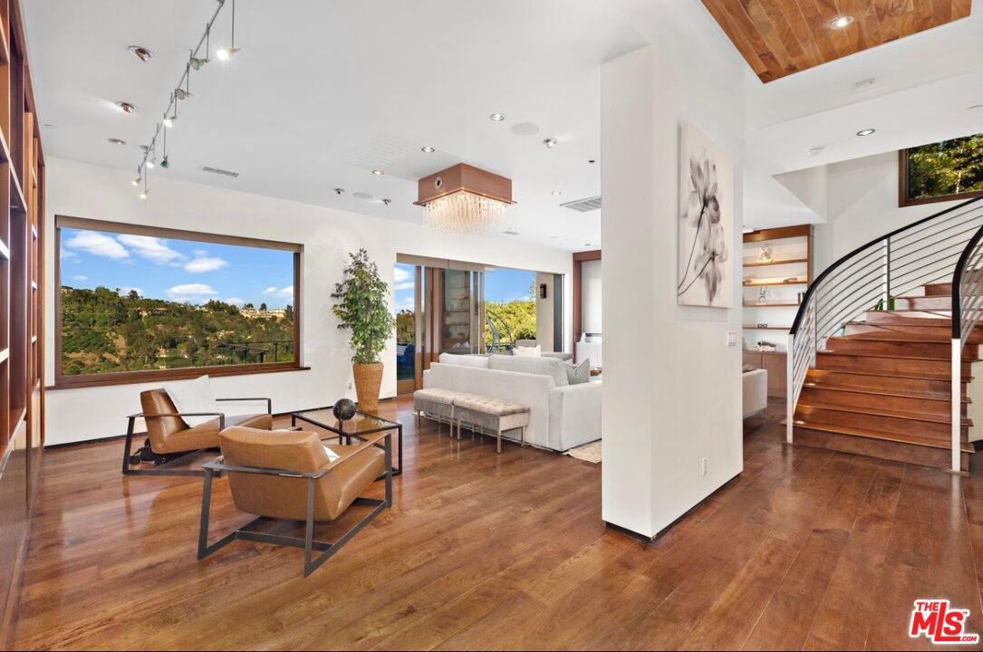 Chandelier, Interior, Living room, Recessed Lighting, Wooden Ceilings, Wood Texture Flooring