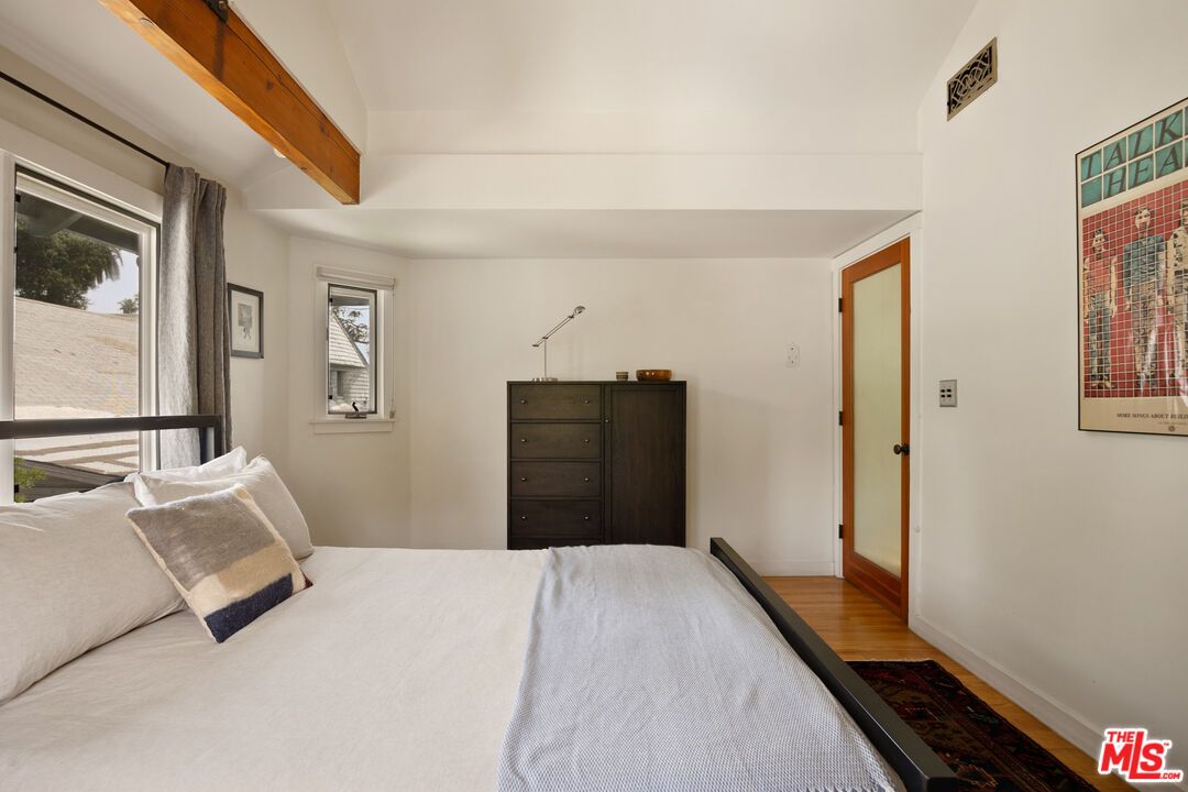 Bedroom, Interior, Wooden Beams, Wood Texture Flooring