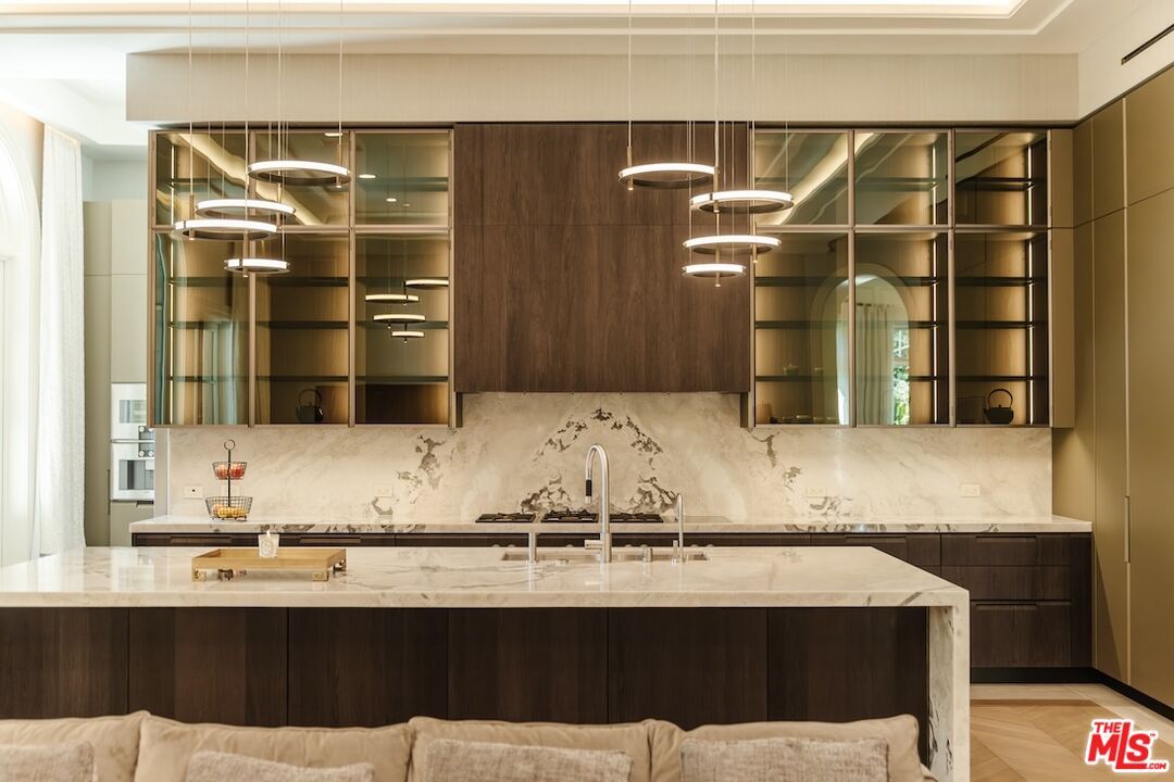 Interior, Kitchen, Pendant Lights, Wood Texture Flooring