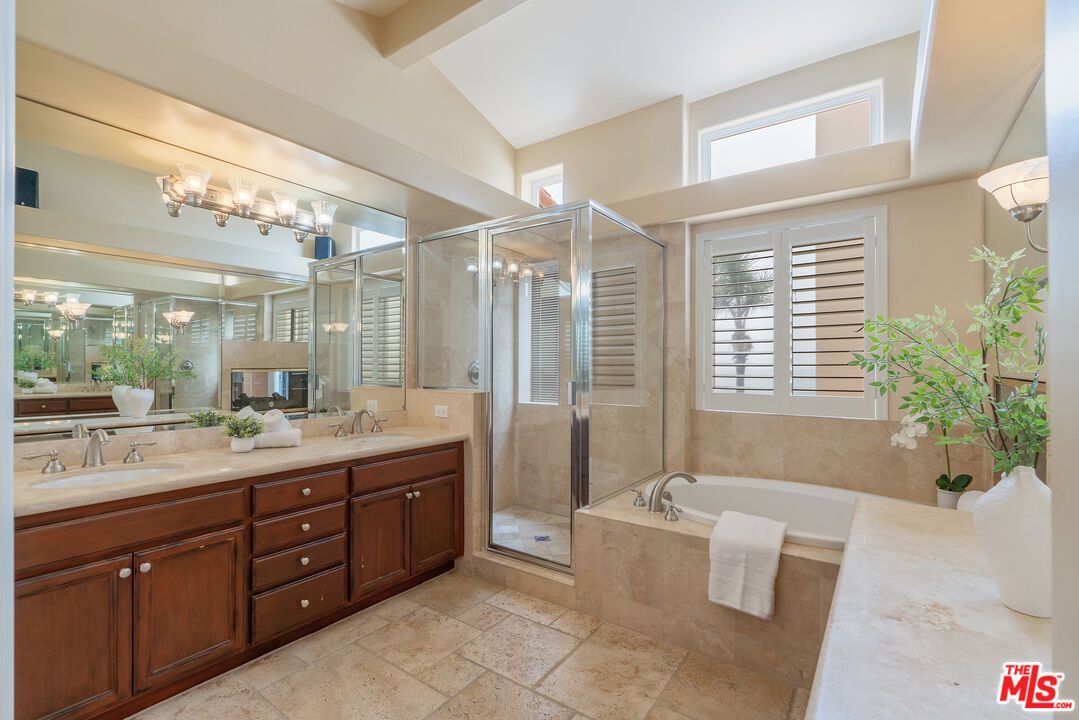 Bathroom, Dual Sink Vanities, Glass Shower, Interior