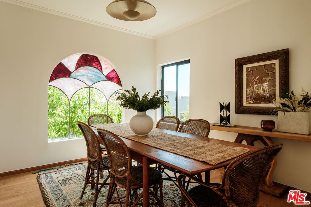 Dining room, Interior, Wood Texture Flooring