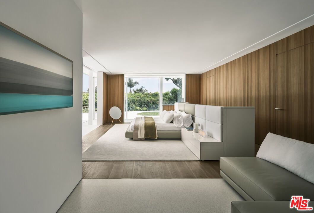 Bedroom, Interior, Wood Texture Flooring, Wooden Walls