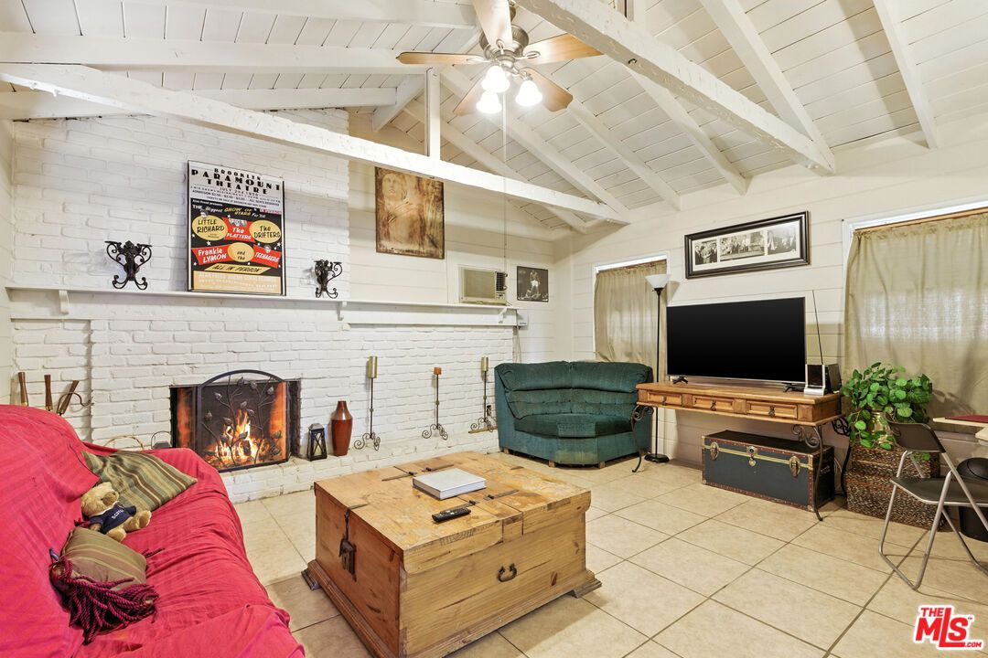 Fireplace, Interior, Living room, Stone Walls