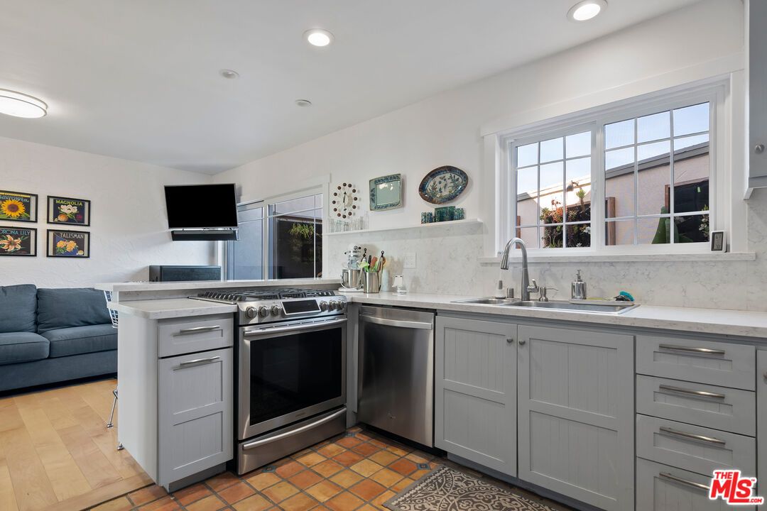 Interior, Kitchen, Recessed Lighting, Stainless Steel Appliances