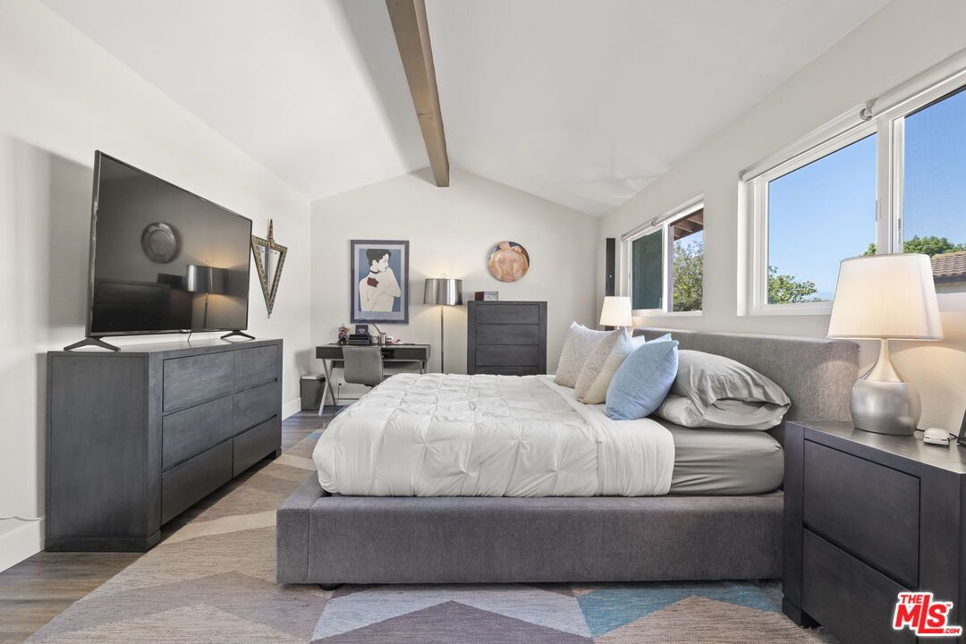 Bedroom, Interior, Wooden Beams, Wood Texture Flooring