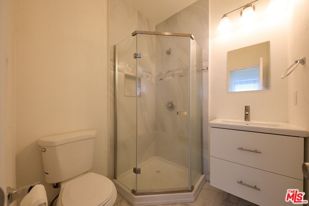 Bathroom, Glass Shower, Interior, Marble