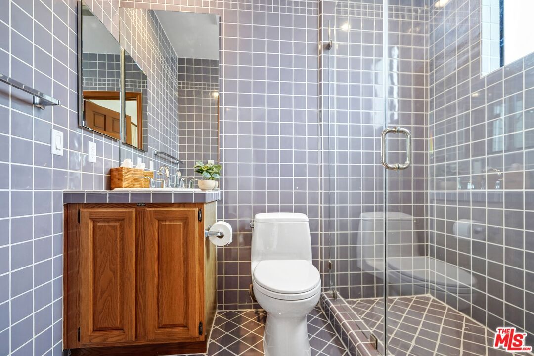 Bathroom, Glass Shower, Interior, Tile Countertops