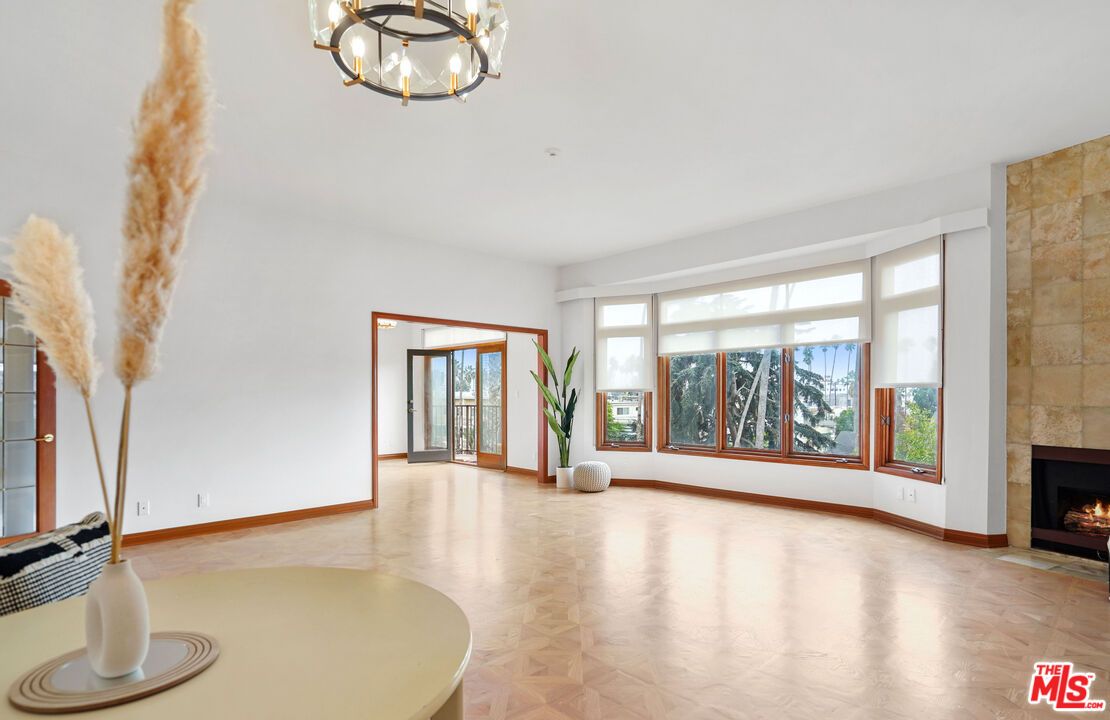 Empty room, Fireplace, Interior, Pendant Lights