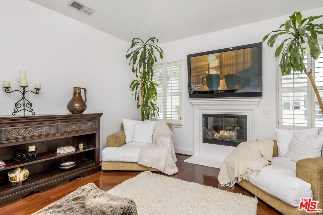 Fireplace, Interior, Wood Texture Flooring