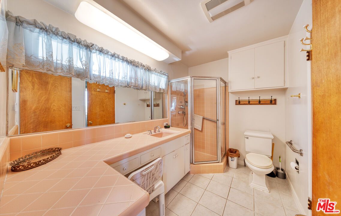 Bathroom, Glass Shower, Interior, Tile Countertops