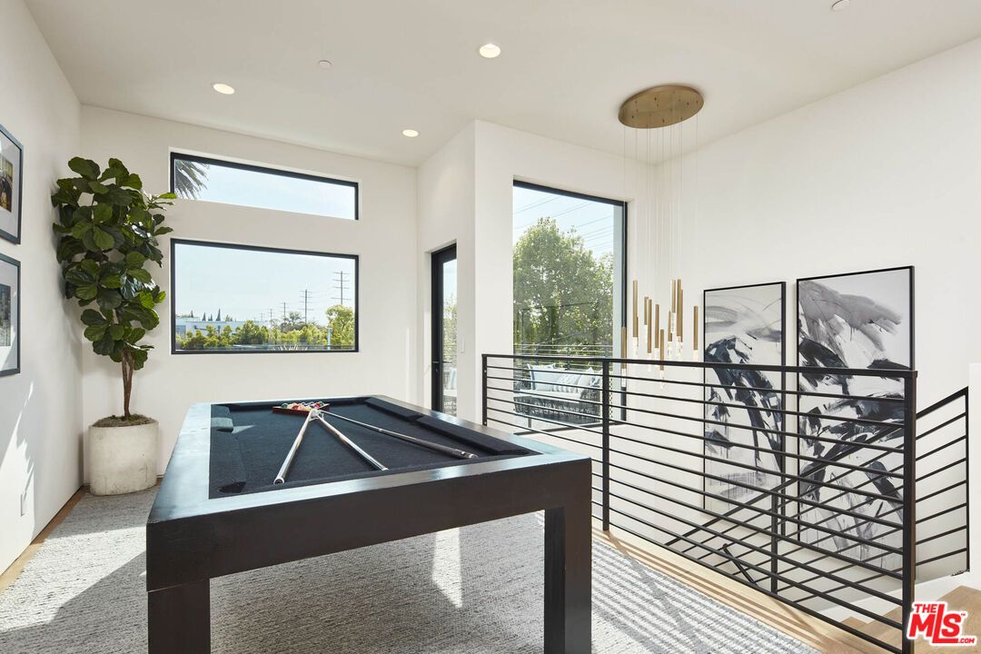 Billiard Table, Game Room, Interior, Pendant Lights, Recessed Lighting