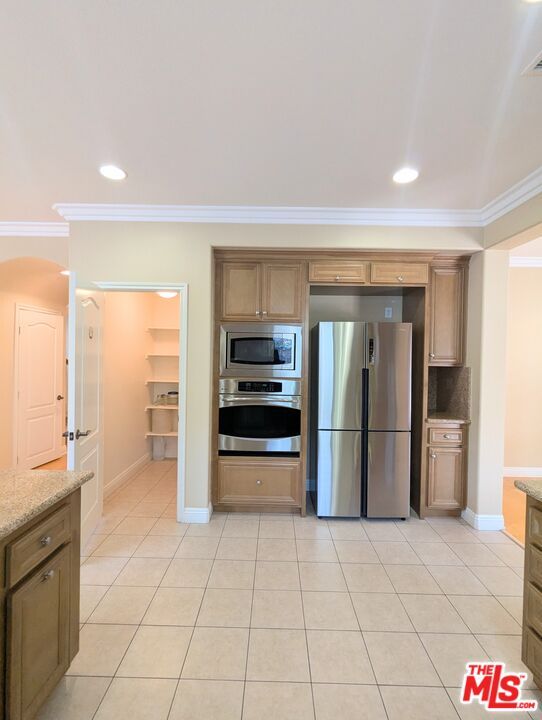Interior, Kitchen, Recessed Lighting, Stainless Steel Appliances