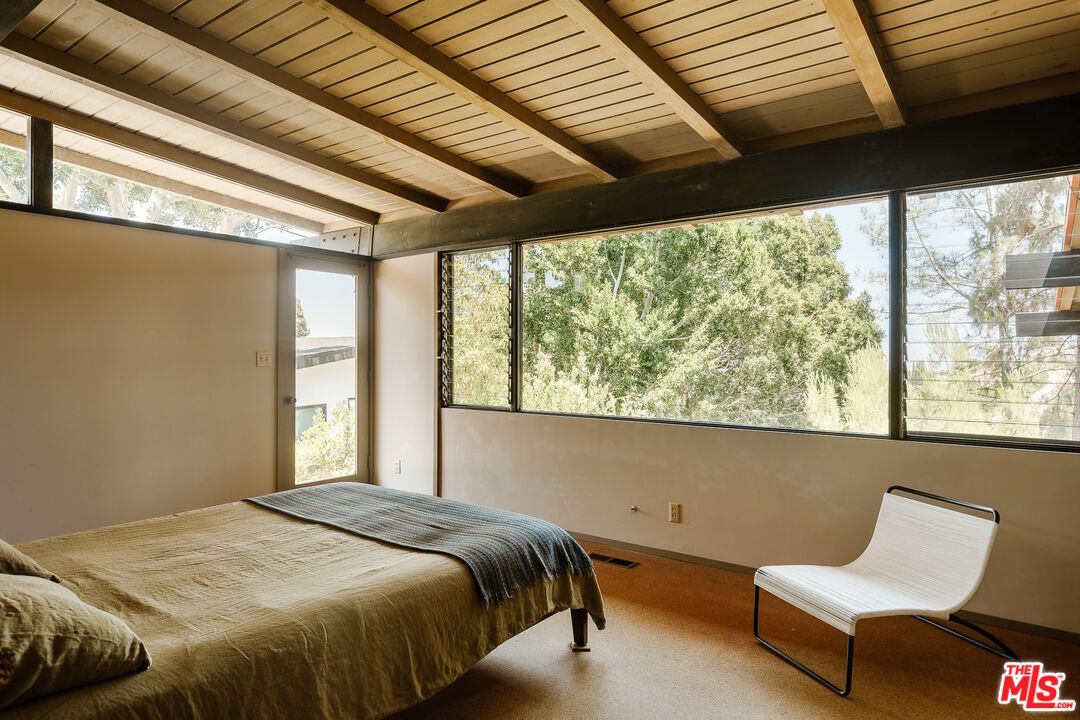 Bedroom, Interior, Wooden Beams, Wooden Ceilings