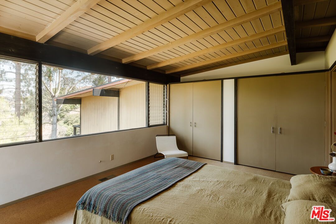 Bedroom, Interior, Wooden Beams, Wooden Ceilings
