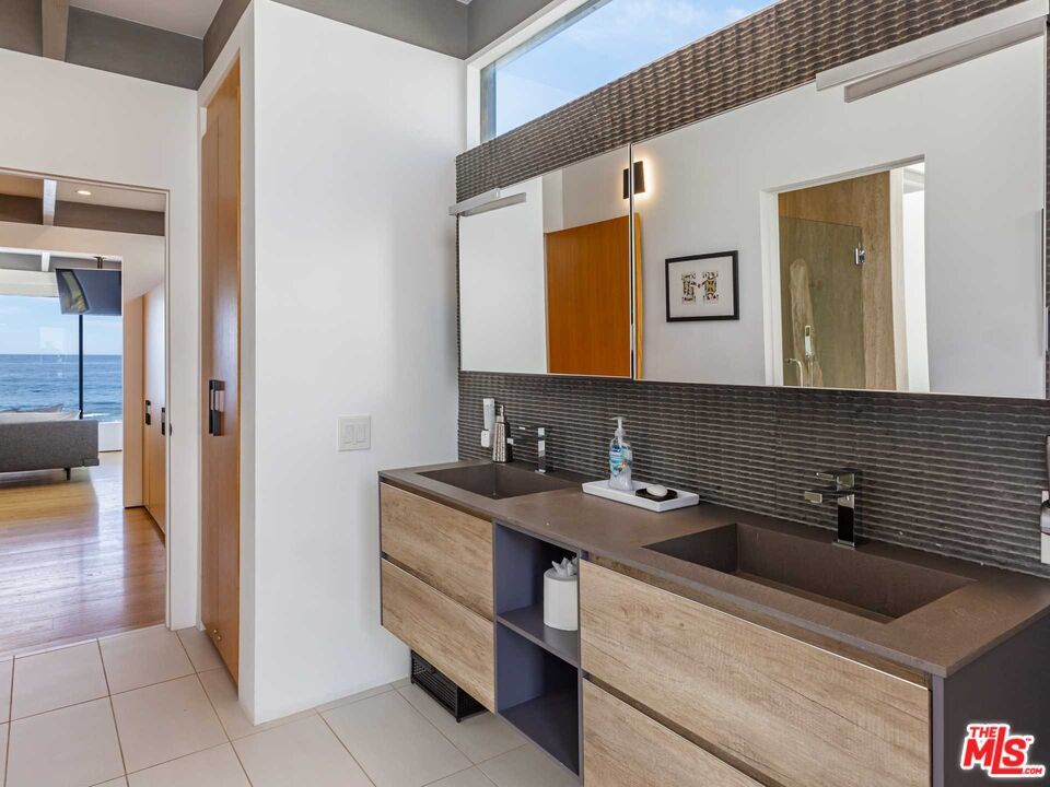 Bathroom, Dual Sink Vanities, Interior, Water, Wood Texture Flooring