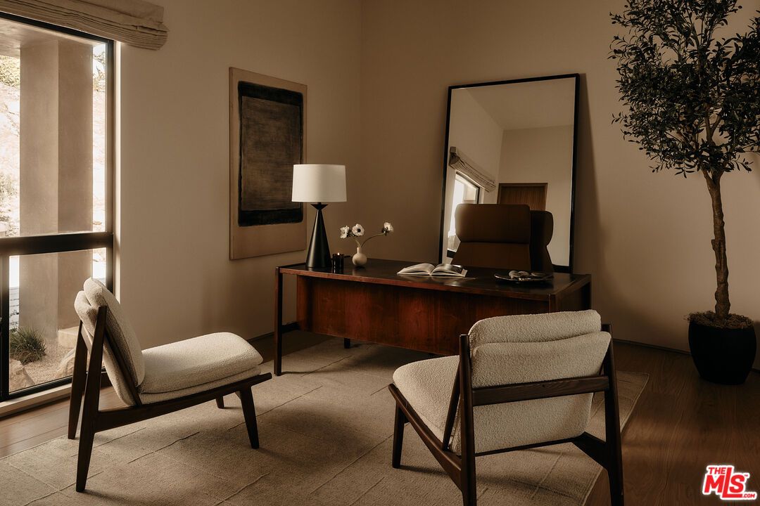 Home Office, Interior, Wood Texture Flooring