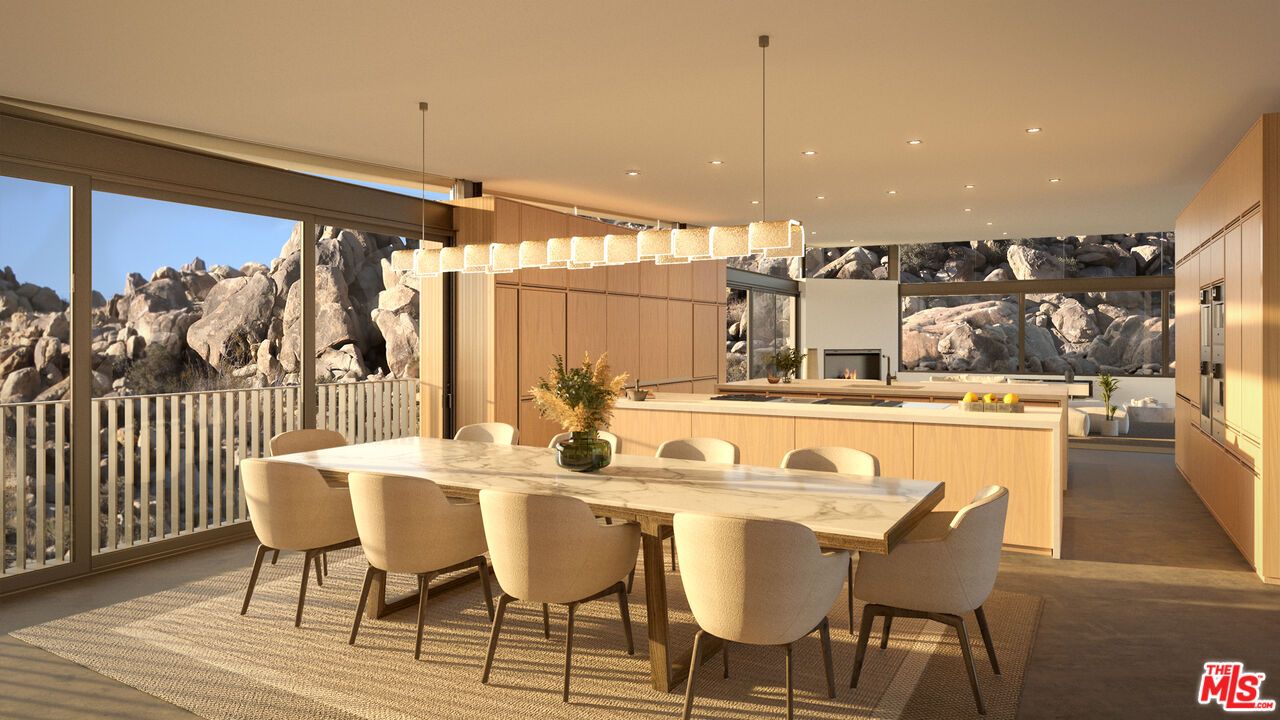 Dining room, Interior, Pendant Lights, Recessed Lighting