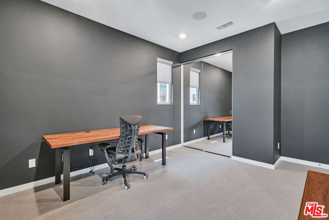 Home Office, Interior, Recessed Lighting