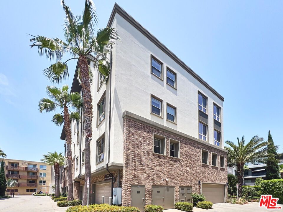 Attached, Exterior, Facade, Brick Facade, Condo Building