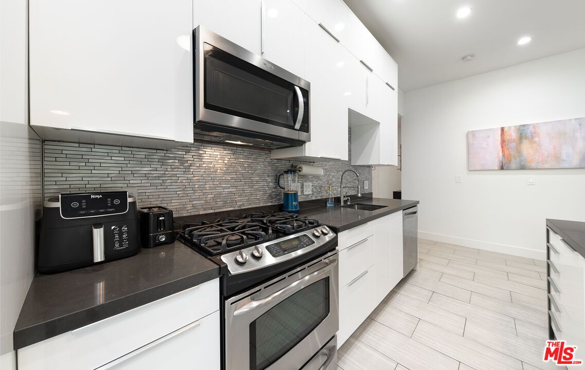 Interior, Kitchen, Recessed Lighting, Stainless Steel Appliances