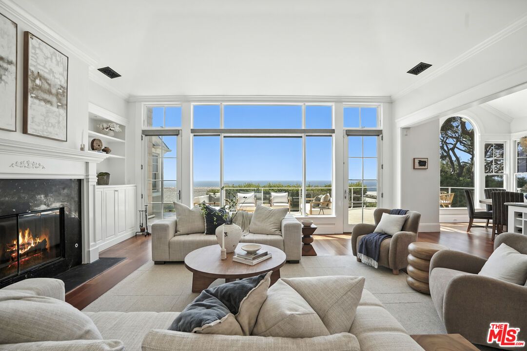 Fireplace, Interior, Living room, Water, Wood Texture Flooring