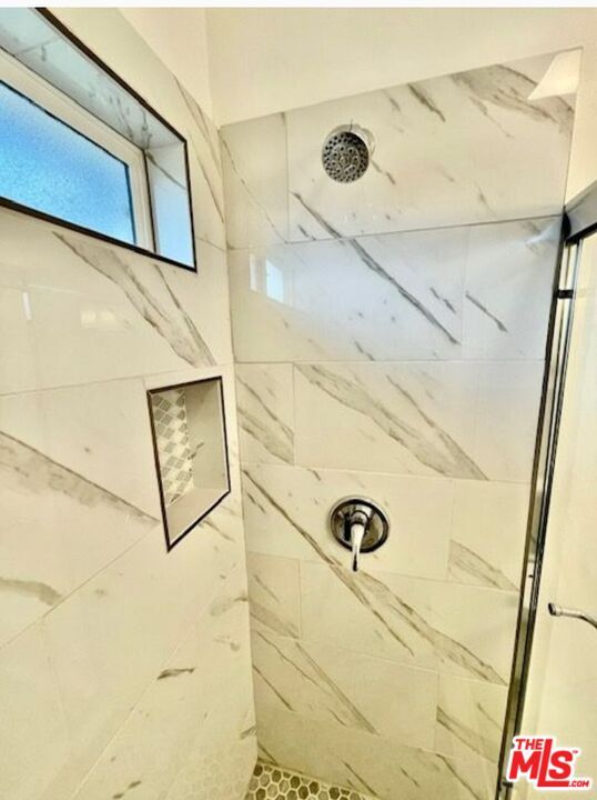 Bathroom, Glass Shower, Interior, Marble Walls